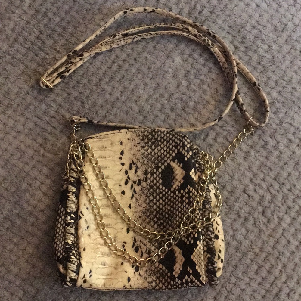 Snake Skin Crossbody Purse